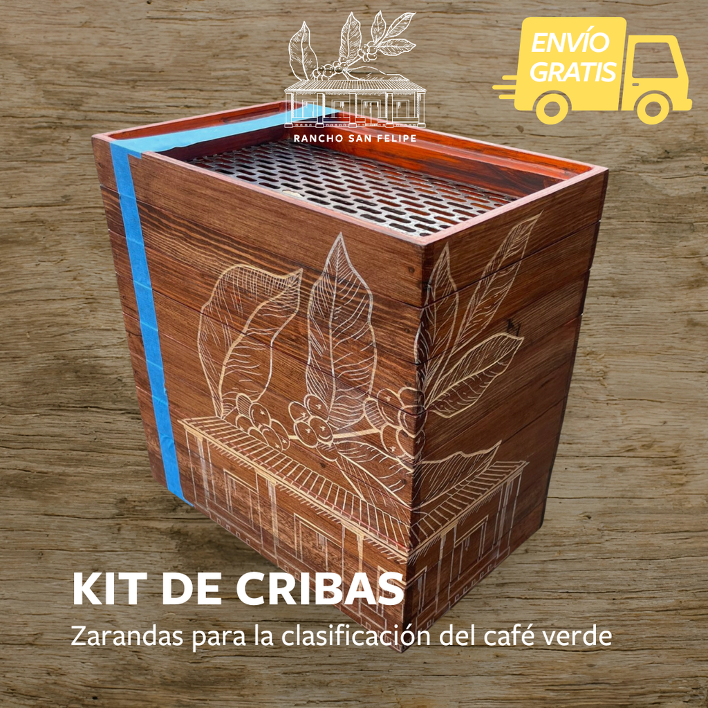 Zarandas para la clasificación de café verde para muestras